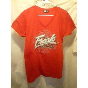 Speed Freak Men’s Garage Cotton Red T-Shirt Size X